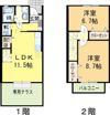 ナトゥラヴィータ参番館の間取り画像