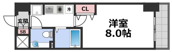 ロジェ今福鶴見の間取り画像