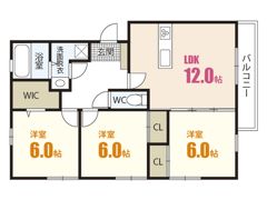ヴィルヌーブの間取り画像