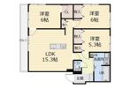 Iris Garden大元西の間取り画像