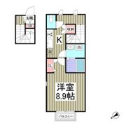 エスポワール北原の間取り画像