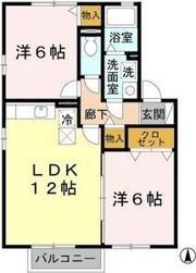 ロイヤル倉治 B棟の間取り画像