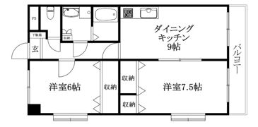グレース久万ノ台の間取り画像