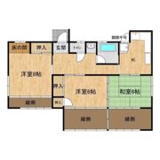 小松1丁目戸建て貸家（禁煙物件）の間取り画像
