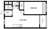 南千里第二コーポラスB棟の間取り画像
