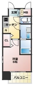 エスリード新大阪グランゲートサウスの間取り画像