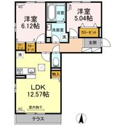 アンファン ウルーの間取り画像