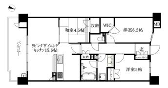 ウェリス持田レジデンスの間取り画像