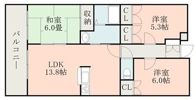 カンフォートの間取り画像