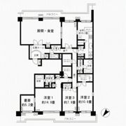 パークシティ本牧A棟の間取り画像