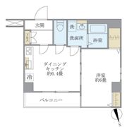 スカイコート武蔵小杉の間取り画像