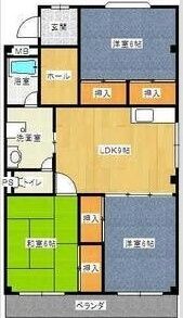 サンパーク中平の間取り画像