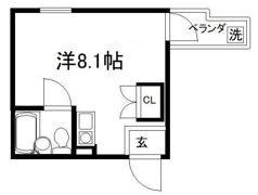 HAMASO京都今出川の間取り画像