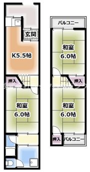 黒原旭町の間取り画像