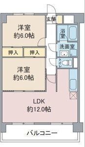 扶桑ハイツ1の間取り画像
