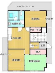 リトルシャトーの間取り画像
