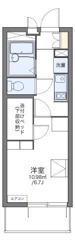 レオパレスグレース石橋の間取り画像