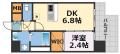 セレニテ難波ミラク弐番館の間取り画像