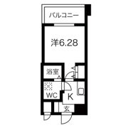 ニューシティアパートメンツ西天満の間取り画像