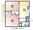 サンハイツHAMAの間取り画像