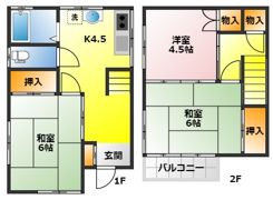むさし野南戸建の間取り画像