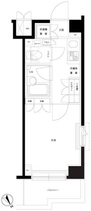 ルーブル目黒不動前の間取り画像