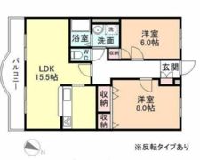 ハートフルマンションポラリスの間取り画像