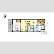 グランセジュール江坂 住居の間取り画像