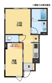ラ・フォンターナの間取り画像
