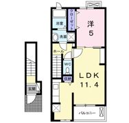 サングレイスⅠの間取り画像