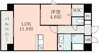 レオサークル菊陽の間取り画像