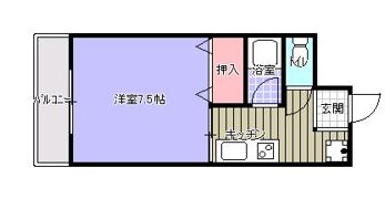 パークサイド中津の間取り画像