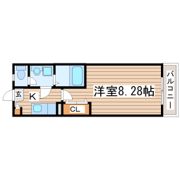 クレフラスト北山駅前の間取り画像