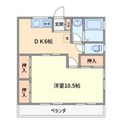 コーポながいの間取り画像