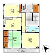 グランブルー広本町の間取り画像