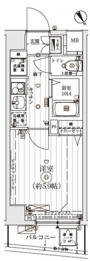 ル・リオン代々木の間取り画像