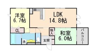 フェザント小野原の間取り画像