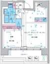 GENOVIA本所吾妻橋Ⅲの間取り画像