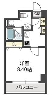 モンサンミッシェル北浜の間取り画像