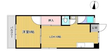 むつみマンションの間取り画像