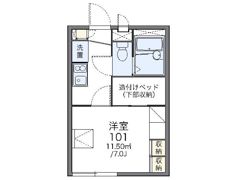 レオパレスオリエンスの間取り画像
