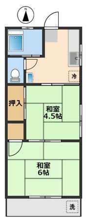 グリーンフラットの間取り画像