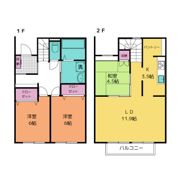 エコシティプライムⅡの間取り画像