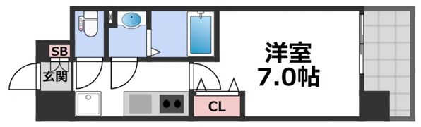 フォレ長堀通南の間取り画像