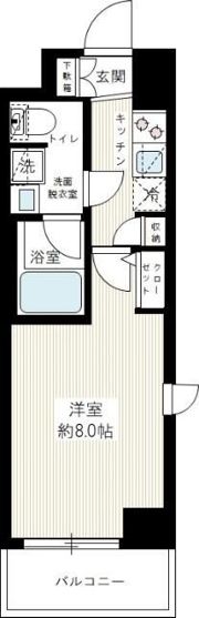 MAXIV上板橋AZの間取り画像