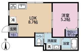 マグノリア上大岡の間取り画像