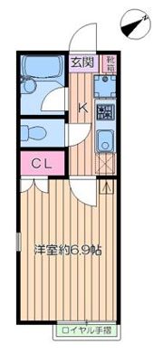 ライフガーデン西一之江Ⅴの間取り画像