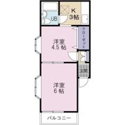 コーポ芳乃コンフォールの間取り画像