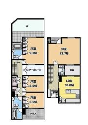 クリフサイドテラスの間取り画像