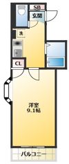 ドミール板橋本町の間取り画像